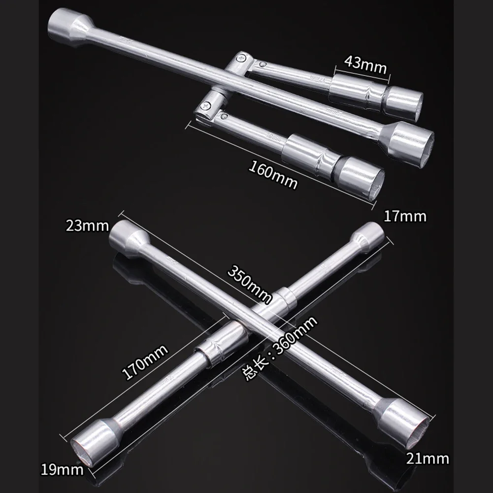 Klappbarer Kreuzschlüssel für Autorad-Reparatur 17 19 21 23mm – Bild 6