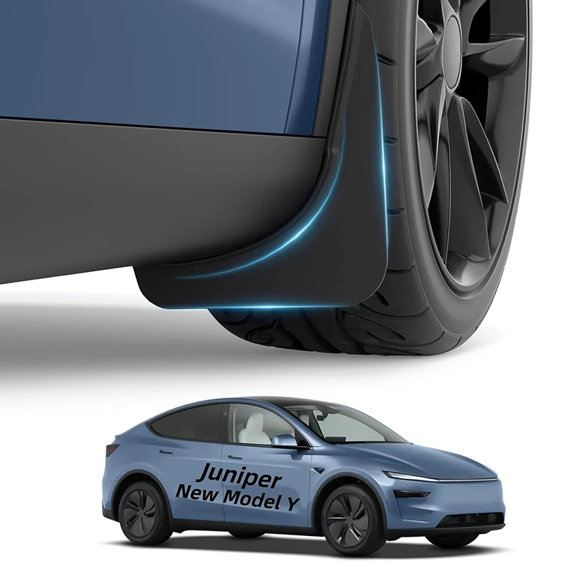 Tesla Modell Y Juniper 2026 Zubehör Kotflügel Schmutzfänger Schutz – Bild 2