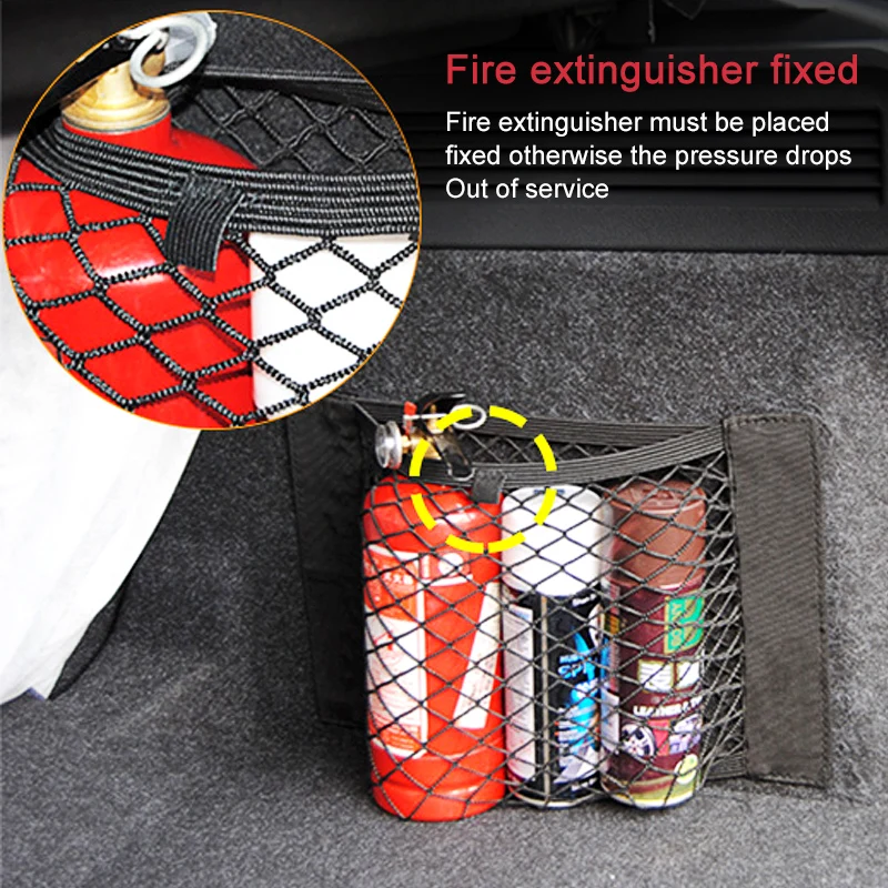 Auto Zurück Hinten Mesh Stamm Sitz Elastische String Net Universal – Bild 3