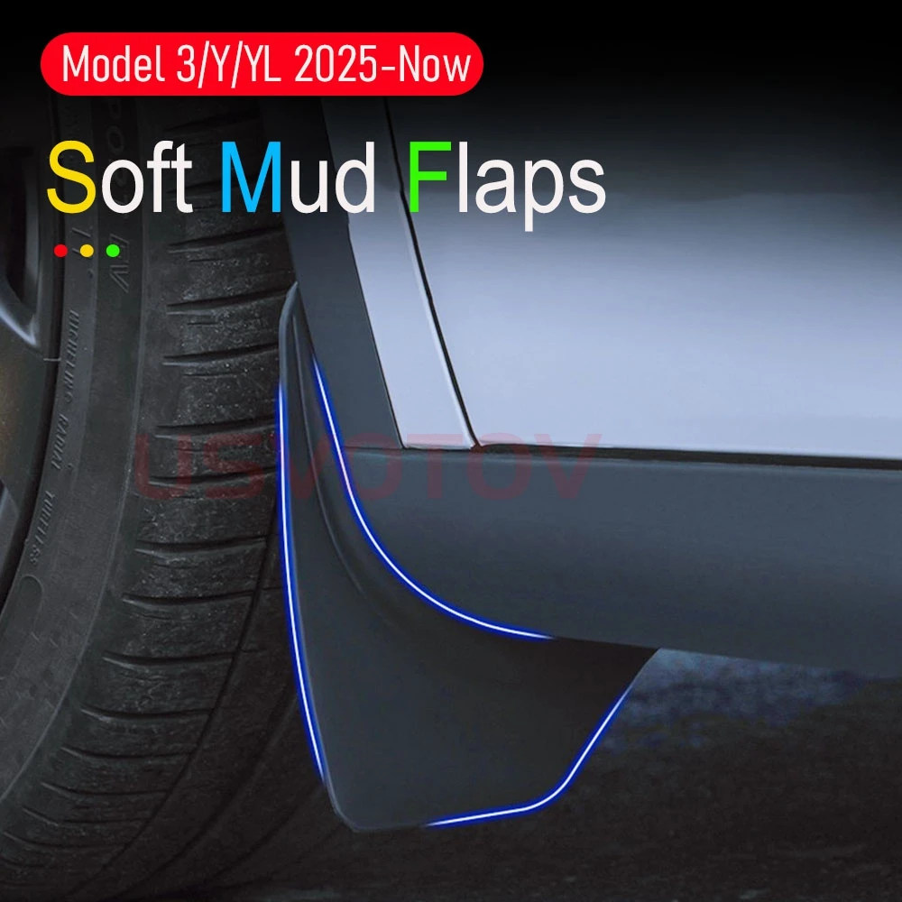 Schmutzfänger für Tesla Model 3 Y YL Zubehör 2025 2026 – Bild 2