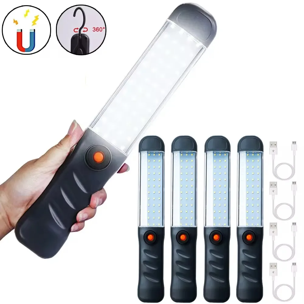 LED-Handtaschenlampe, Arbeitsleuchte, USB wiederaufladbar, starkes Licht, Laterne, Taschenlampe, Arbeitslampe