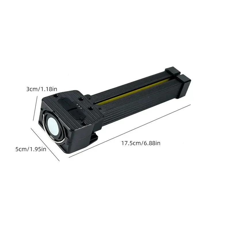 LED-Taschenlampe mit Magnet und Aufhängehaken 7-stufige Dimmleuchte – Bild 6