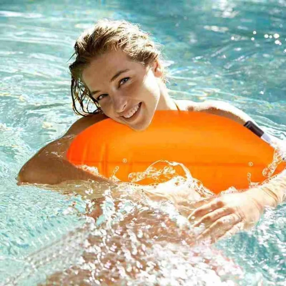 Aufblasbare Schwimmboje zum Ziehen, leichter Schwimm-Luftbeutel – Bild 3