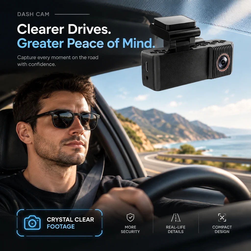 4K-Dashcam mit Parküberwachung, Nachtsicht, intelligenter – Bild 6