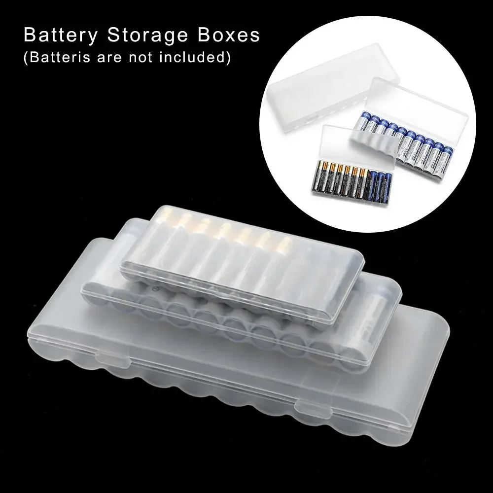 4/10 Slots Transparente Kunststoff Batterie Lagerung Box Harte – Bild 3