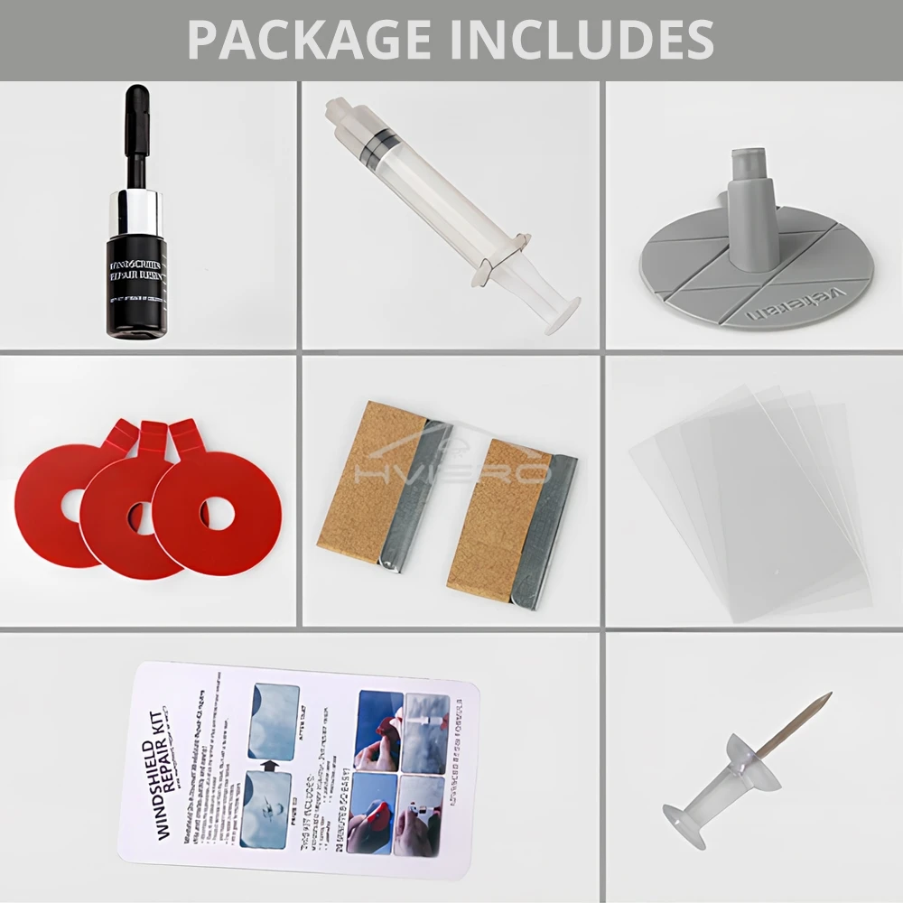 Auto Windschutzscheibe Reparatur Harz Kit Werkzeuge Windschutzscheibe – Bild 6