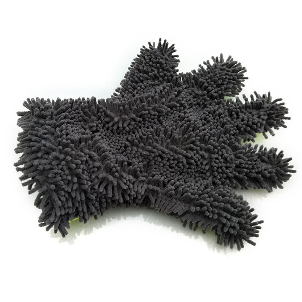 5-Finger Weiche Autowaschhandschuhe Reinigungsbürste für Auto – Bild 6