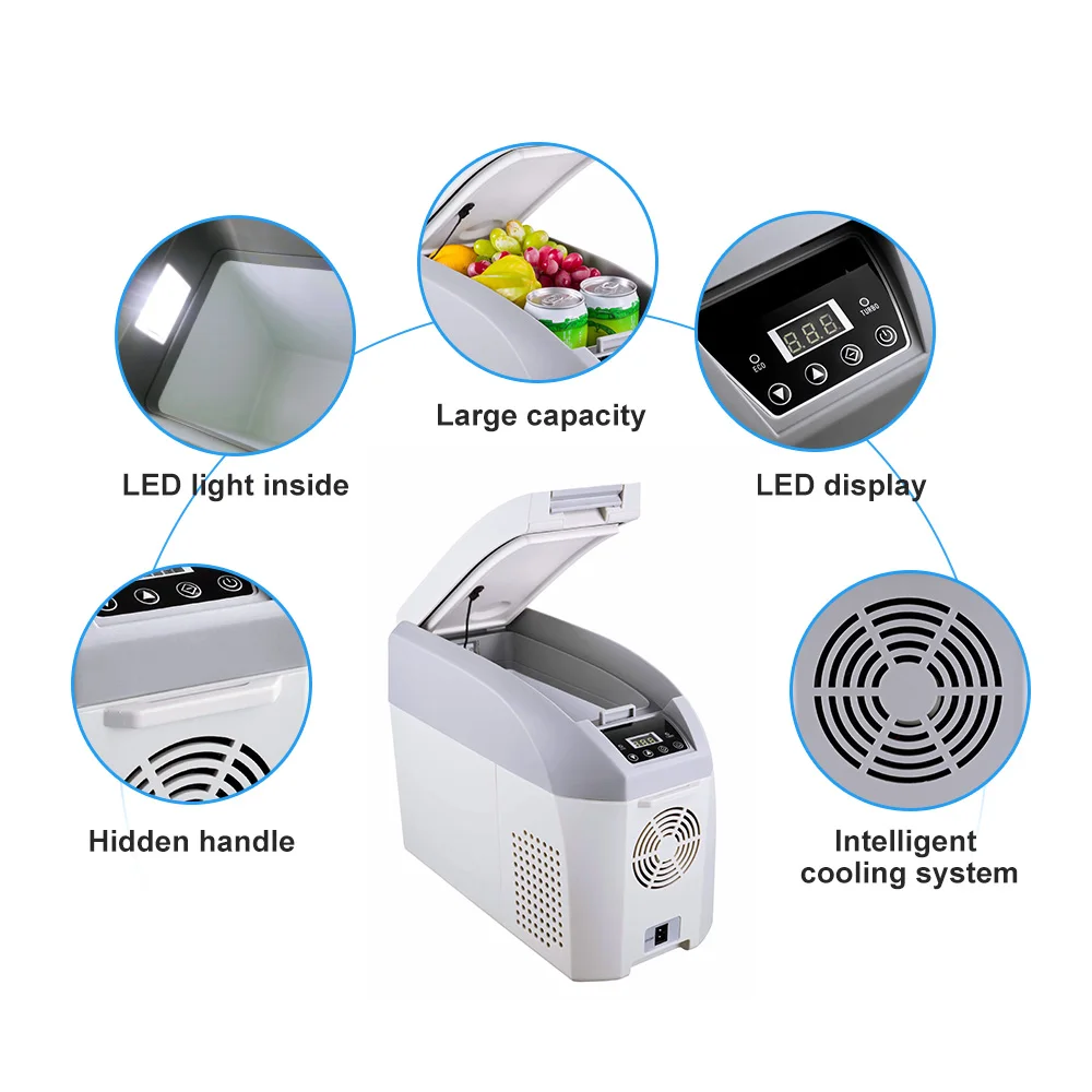 Design Auto-Kühlbox mit Kompressor 12/24 Volt, 16,5L Mini-Kühlbox – Bild 3