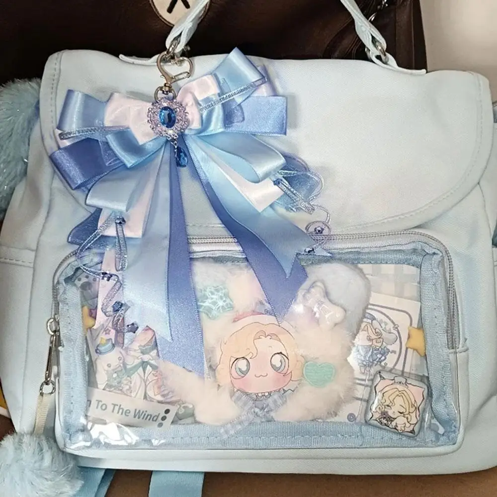 Itabag Dekoration Zubehör Doppelschicht Band Schleife Tasche Anhänger – Bild 3