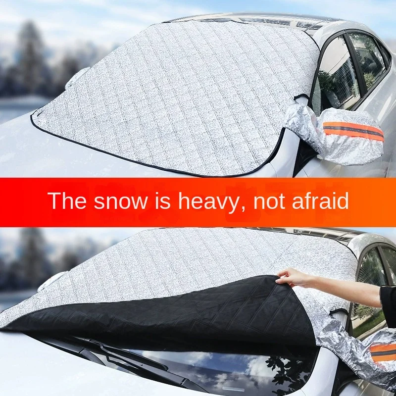 Sonnenschutz abdeckung Auto Windschutz scheibe Schnee Sonnenschutz – Bild 2