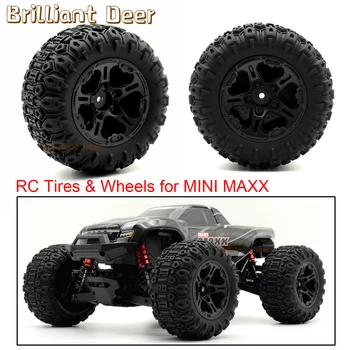12mm Sechskant RC Reifen und Rad Upgrade Teile für Traxxas 1/10 MINI MAXX RC Monster Truck Fernbedienung Auto