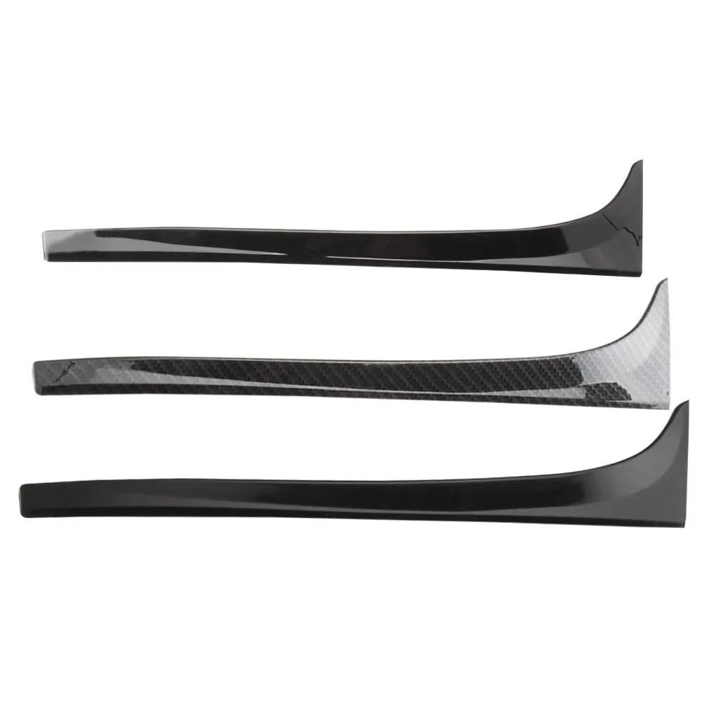 VW Golf 7 7,5 MK7 MK7,5 2014-2018 Glänzend Schwarz ABS (2 Stück) – Bild 4
