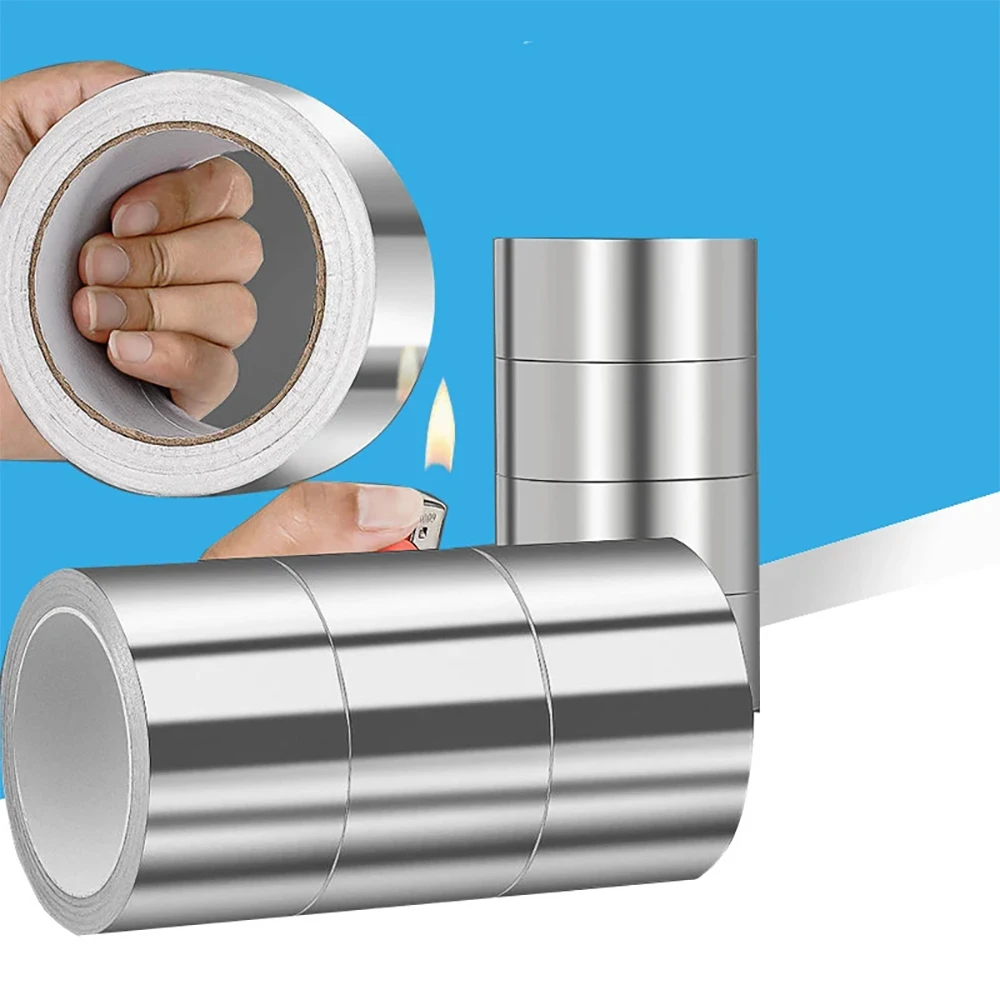 Aluminiumfolie Hochtemperatur-Klebeband für Kochfeld, selbstklebend – Bild 3