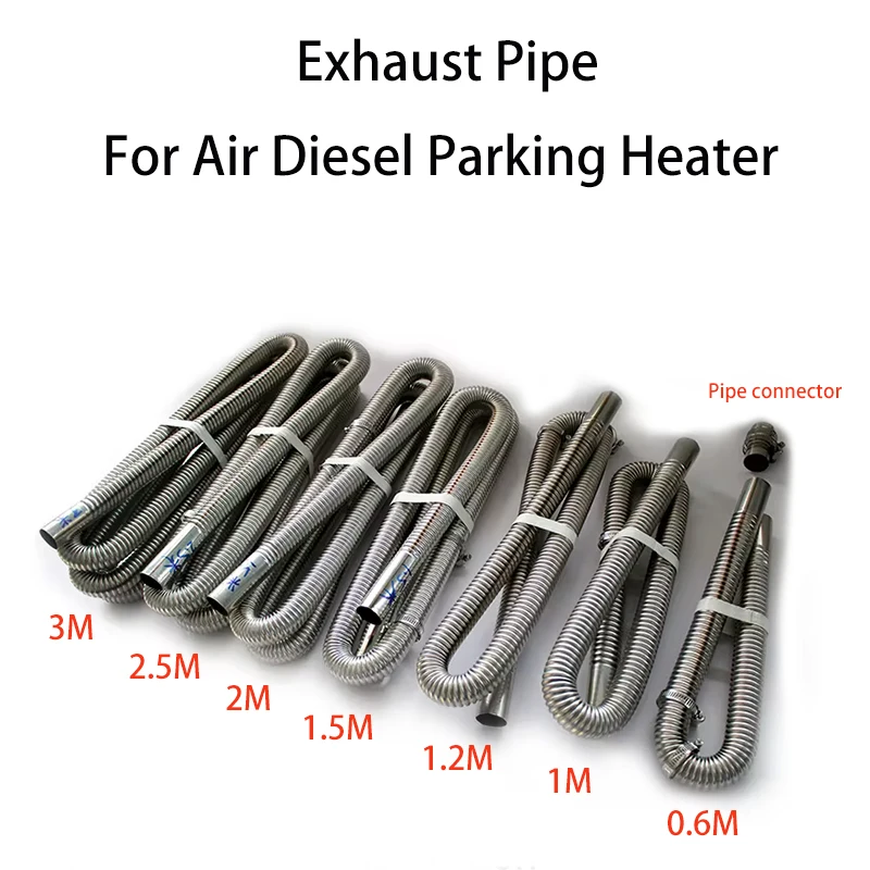 Luft Diesel Standheizung Edelstahl Auspuffrohr Auto Heizung Teile 60 cm/100 cm/120 cm/150 cm/200 cm/250 cm/300