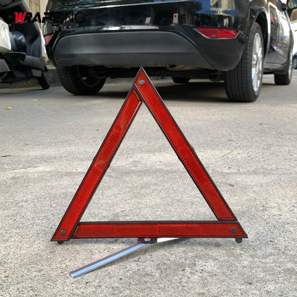 Auto Dreieck Reflektierende Warnung Stativ Faltbare Notfall Panne Warnung Dreieck Rot Reflektierende