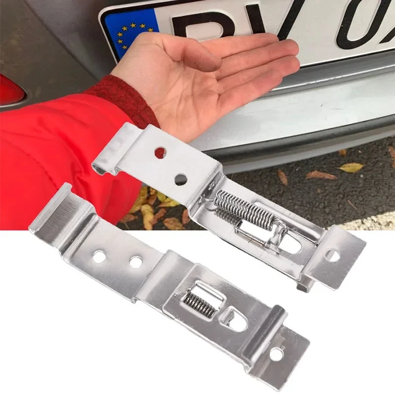 Rechteckige Kfz-Kennzeichen-Federbelastete (2 Stück) – Bild 5