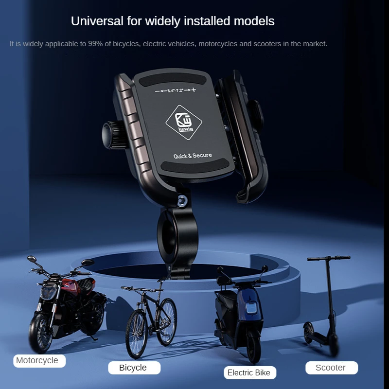 Motorrad-Telefonhalter One-Touch Auto Quick Lock – Bild 4