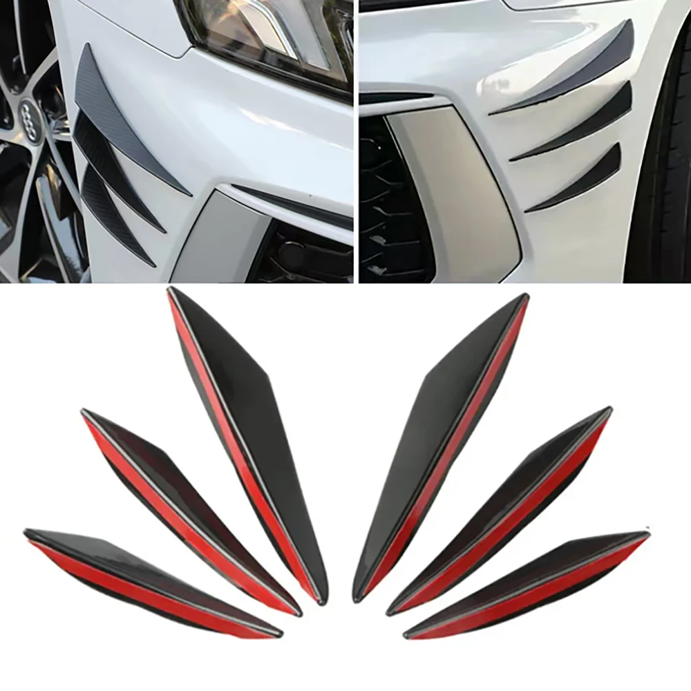 Universal Auto Frontschürze Lip Dekoration Diffusor Splitter Flossen – Bild 2