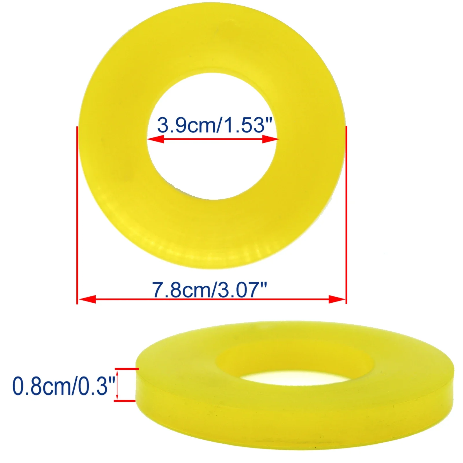 Gelb Suspension Stoßdämpfer Pads Auto Stamm Vorne Strut Top Mount Turm – Bild 6