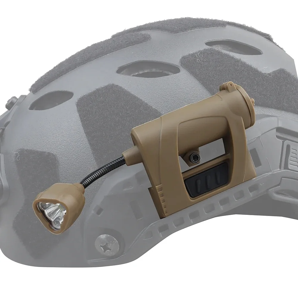 Taktische Helm Licht 3 Modi LED Taschenlampe Outdoor Nacht Beleuchtung – Bild 3