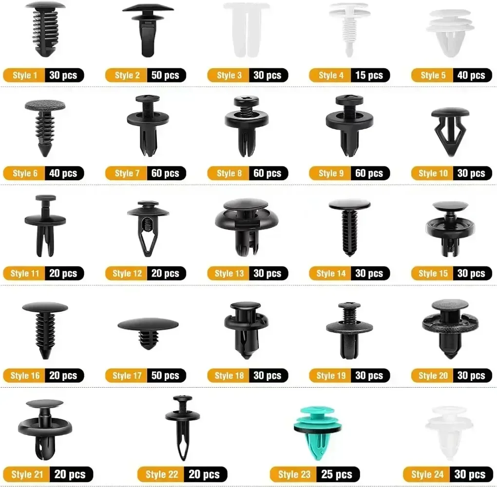 Auto-Befestigungsclips-Set: Kotflügel-Nietclips – Bild 5