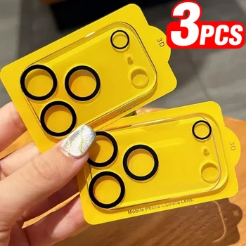 Gehärtete Glas-Kameralinsen-Schutzfolien für iPhone 18 Pro Max/iPhone 17 16 15 14 13 HD klare (3 Stück)