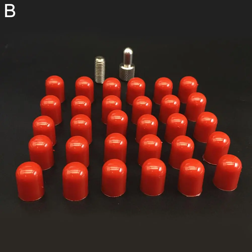 Verdickte Gummi-Top-Kappe und kleine rote Kappe, Reparaturwerkzeug, Dellenreparaturwerkzeuge ﻿ Auto Dent PDR
