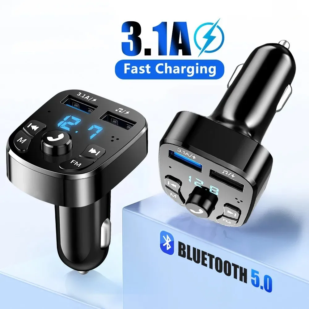 Bluetooth 5.0 Auto-FM-Transmitter, kabelloser – Bild 2