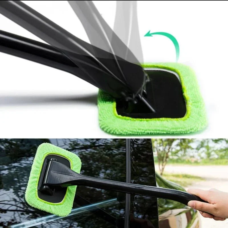 Auto Fenster Reiniger Pinsel Kit Windschutzscheibe Reinigung Waschen – Bild 2