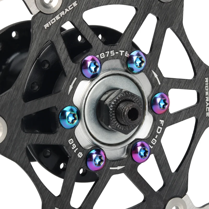 Fahrrad Disc Bremse Schraube M5X10mm T25 Überzug Titan (12 Stück) – Bild 6