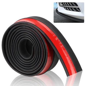 2,5 m Auto-Lippenrock-Schutz, Außenleisten, Auto-Frontstoßstangenlippe, universeller 60 mm breiter