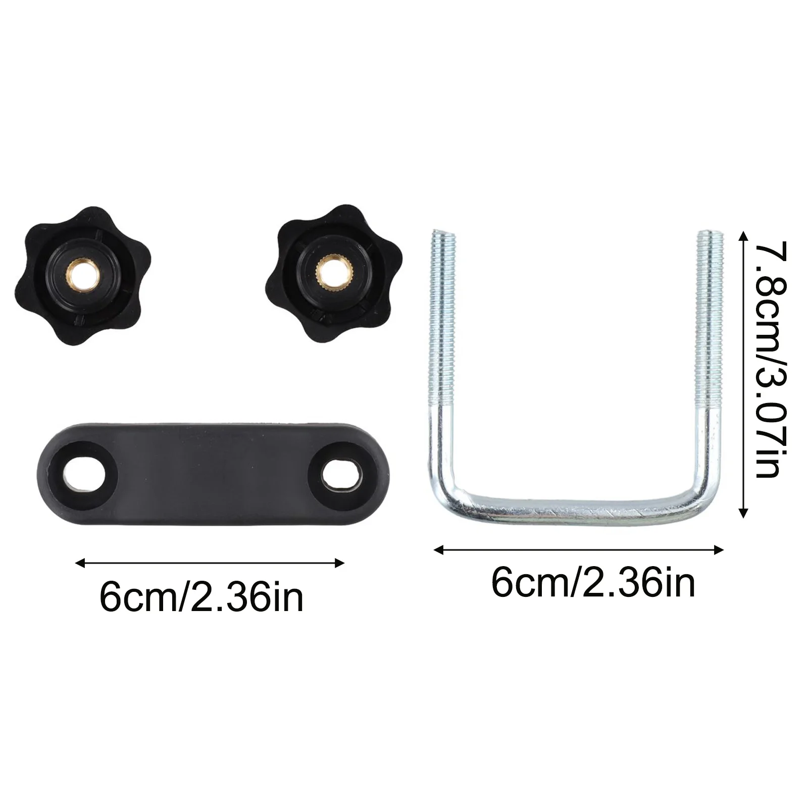 6/8CM Dachträger Klemmen Dach Box U-Halterung Klemme – Bild 6