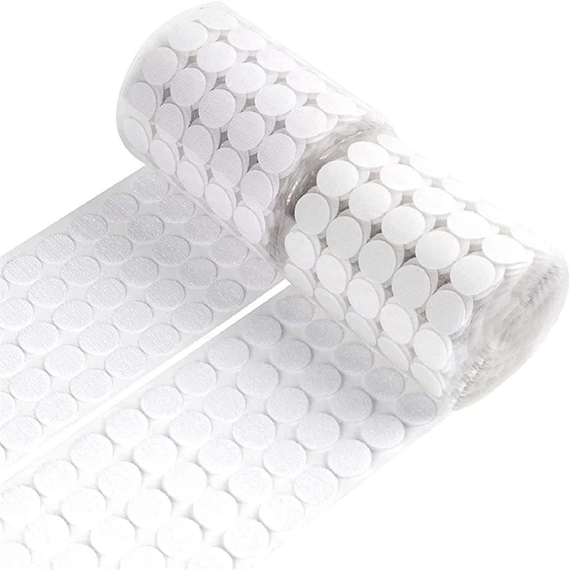 99 Paar 10/15/20 mm transparente, klebrige Punkte, selbstklebendes – Bild 3