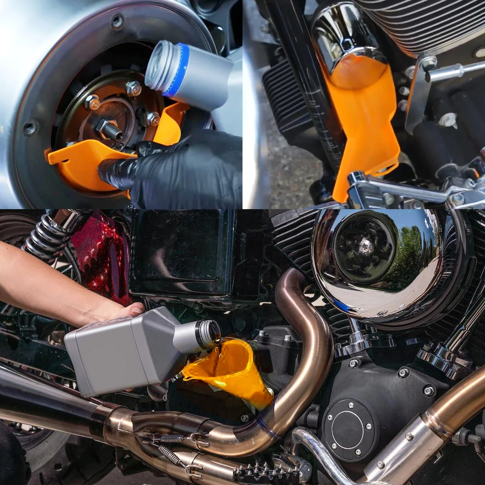 Motorrad Primäre Fall Öl Füll Trichter Öl Filter Abdeckung Trichter – Bild 5