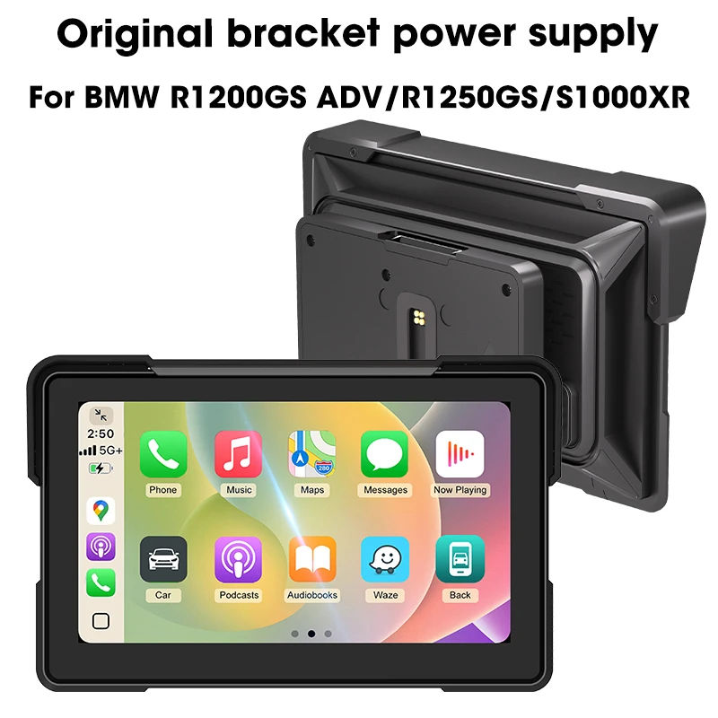 Jansite 7 Zoll Für BMW Motorrad Carplay GPS-Navigation Drahtloses Android Auto Dual BT Für BMW R1200GS ADV