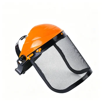 Vollgesichts-Schutzhelm mit Netz 1 Stück Schutzhut für Rasentrimmer Freischneider Holzfällen Forstwirtschaft