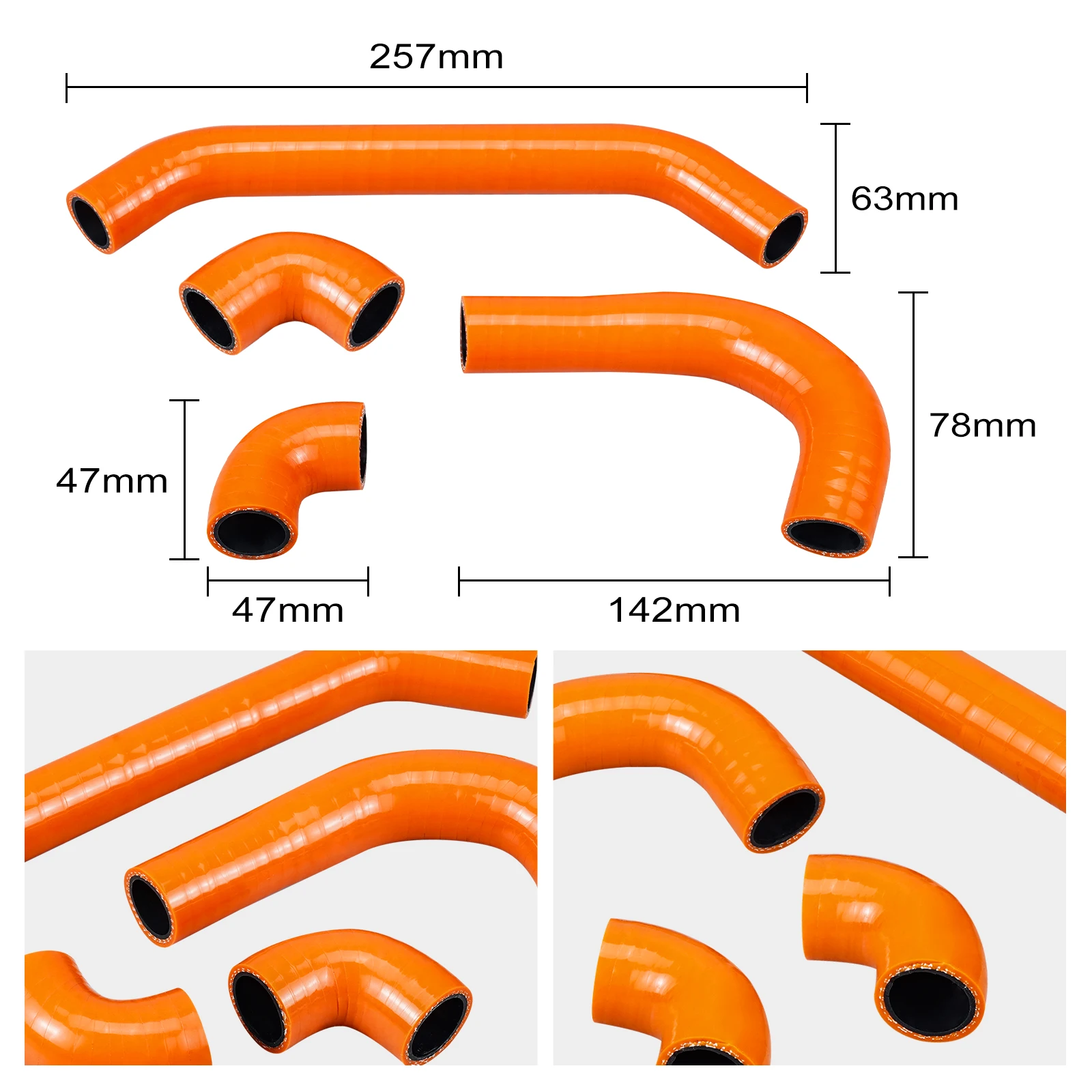 KTM EXC 300 EXC 250 XCW 300 2024 SX XC 250 300 2023-2024 Silikon – Bild 2
