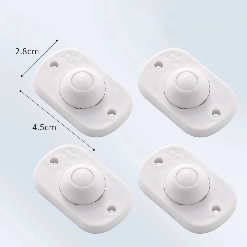 Selbstklebende Lenkrollen, Geräterollen, Gerätschieber für die Küche 360° ° Drehbares Universalrad Mini Kleine