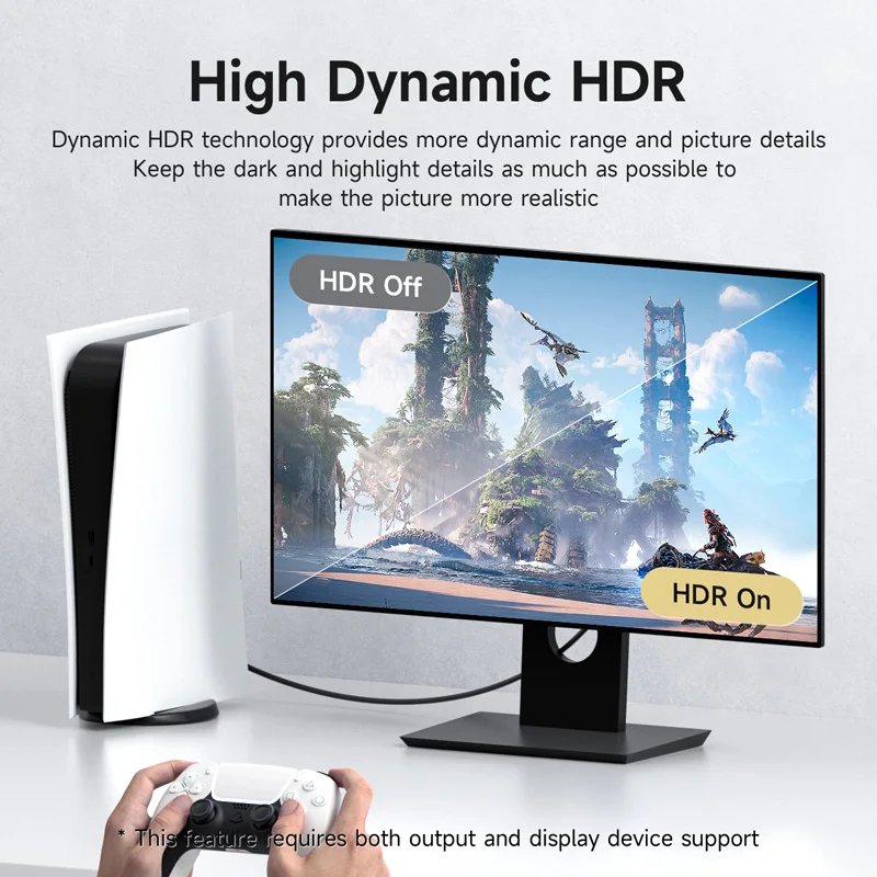 Hagibis 8K DisplayPort-Kabel 1,4 DP-Kabel mit hoher – Bild 5