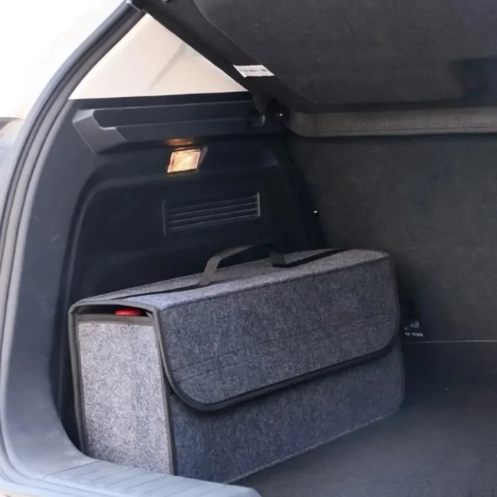 Grau Anti-Rutsch-Fach Boot Storage Organizer Werkzeug Auto – Bild 2