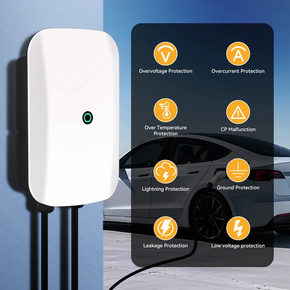 Typ2 7KW EV-Ladestation 10M Ladekabel Elektrofahrzeug-Ladegerät IP55 – Bild 2
