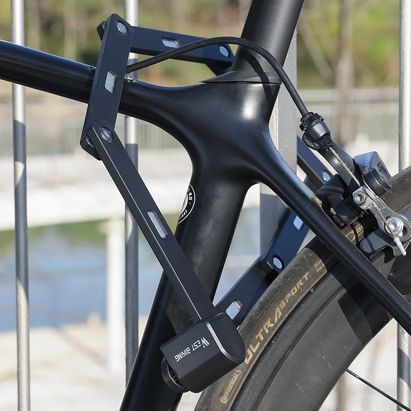 WEST RADFAHREN Faltbare Fahrrad Schloss Sicherheit Anti-diebstahl – Bild 6