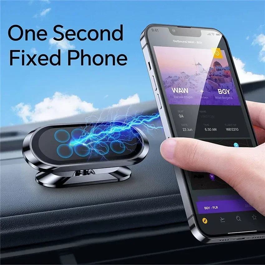 Magnetische Autotelefonhalterung für iPhone 15 14 13 12 11 Samsung – Bild 4