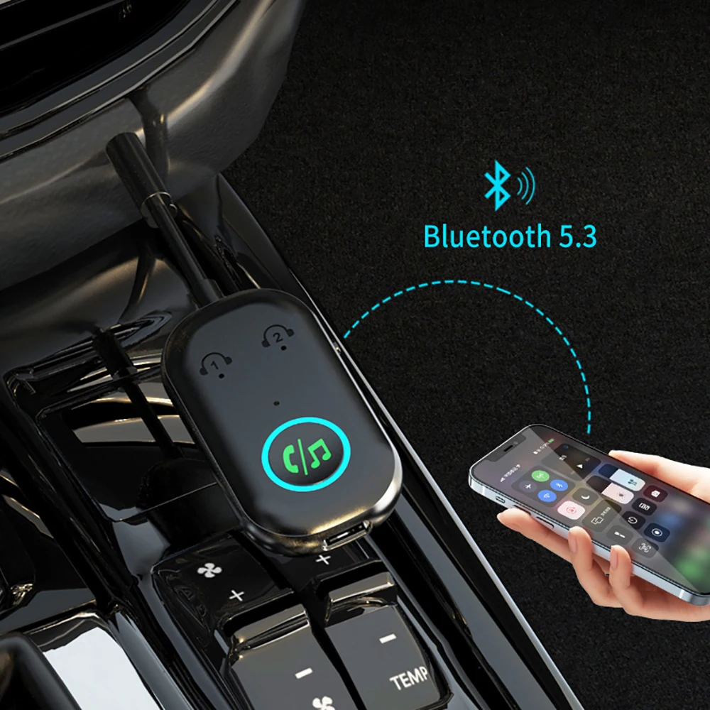 Auto-Bluetooth 2-in-1-Empfänger, Sender, Freisprechen, Bluetooth – Bild 3