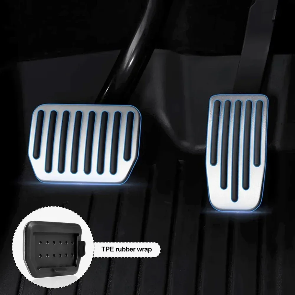 Tesla Modell Y 3 Highland Upgrade Fußpedal Pads Abdeckung Rutschfeste – Bild 6