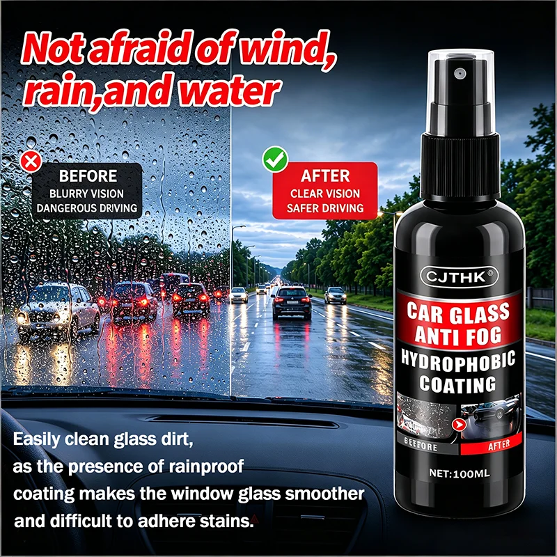 Auto-Glas Anti-Regen Wasserabweisender Spray Nano Hydrophobe – Bild 2