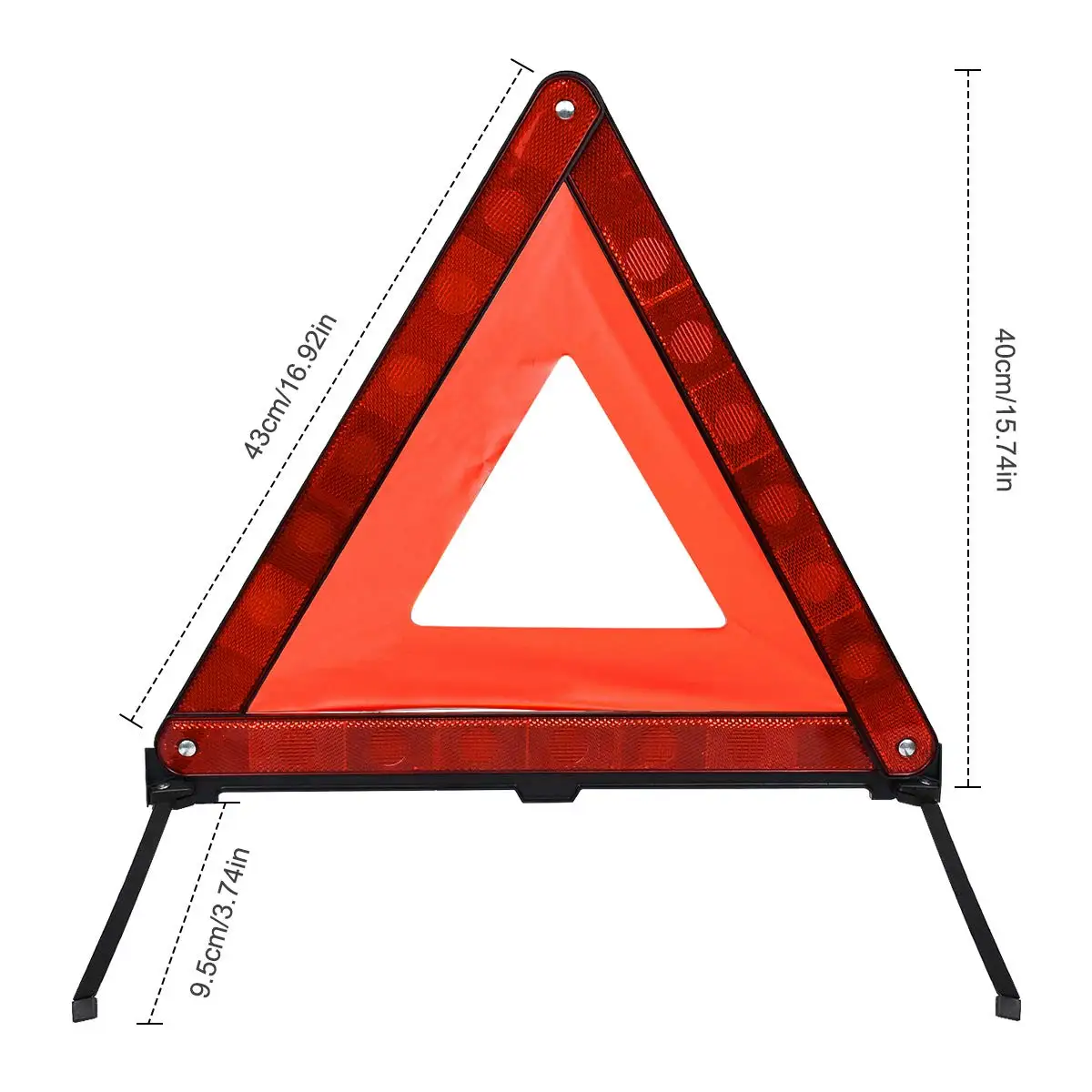 Reflektierendes Notfall-Warndreieck, Faltbares Pannenhilfe-Schild – Bild 3