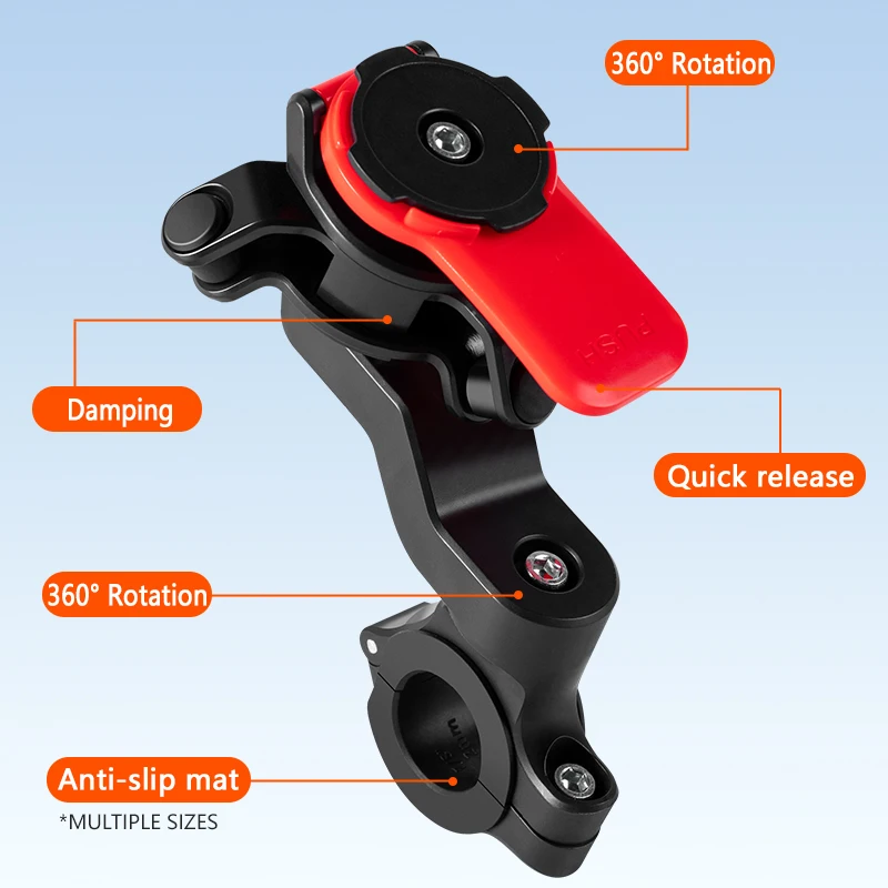 Universelle Fahrrad-Handyhalterung, 360° ° Drehbarer und Abnehmbarer – Bild 4