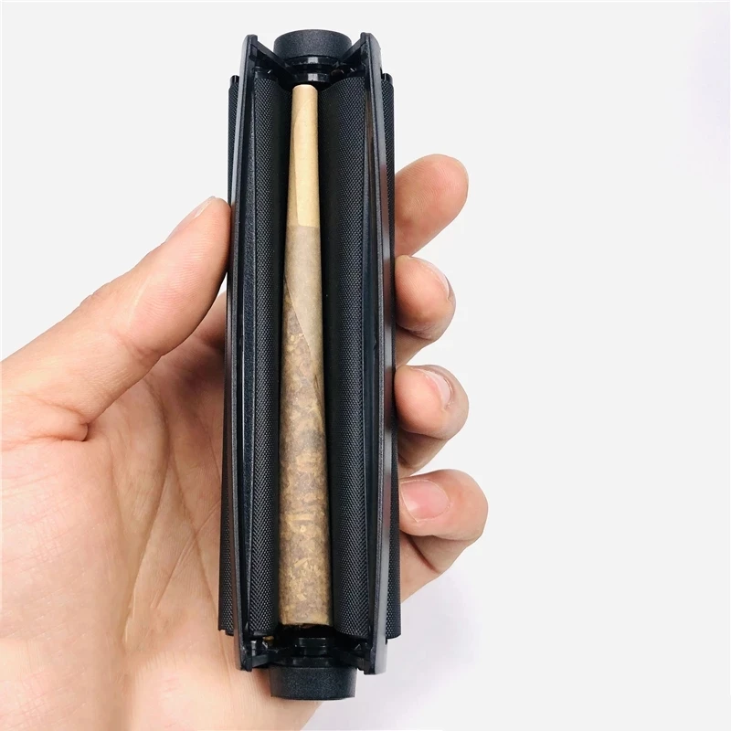110mm Tragbare Manuelle Zigarette Tabak Kräuter Roller Kegel Roll Maschine Hand Machen Roll Werkzeug Rauchen