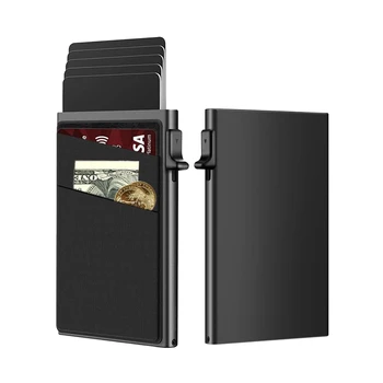 Anti-Diebstahl-Kartenschutz, Kartenhalter, minimalistische Smart Wallet, RFID-Schutz, Aluminium, Metallbox